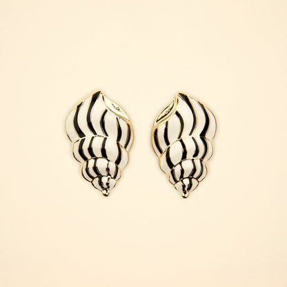 Seashell Metal Earrings