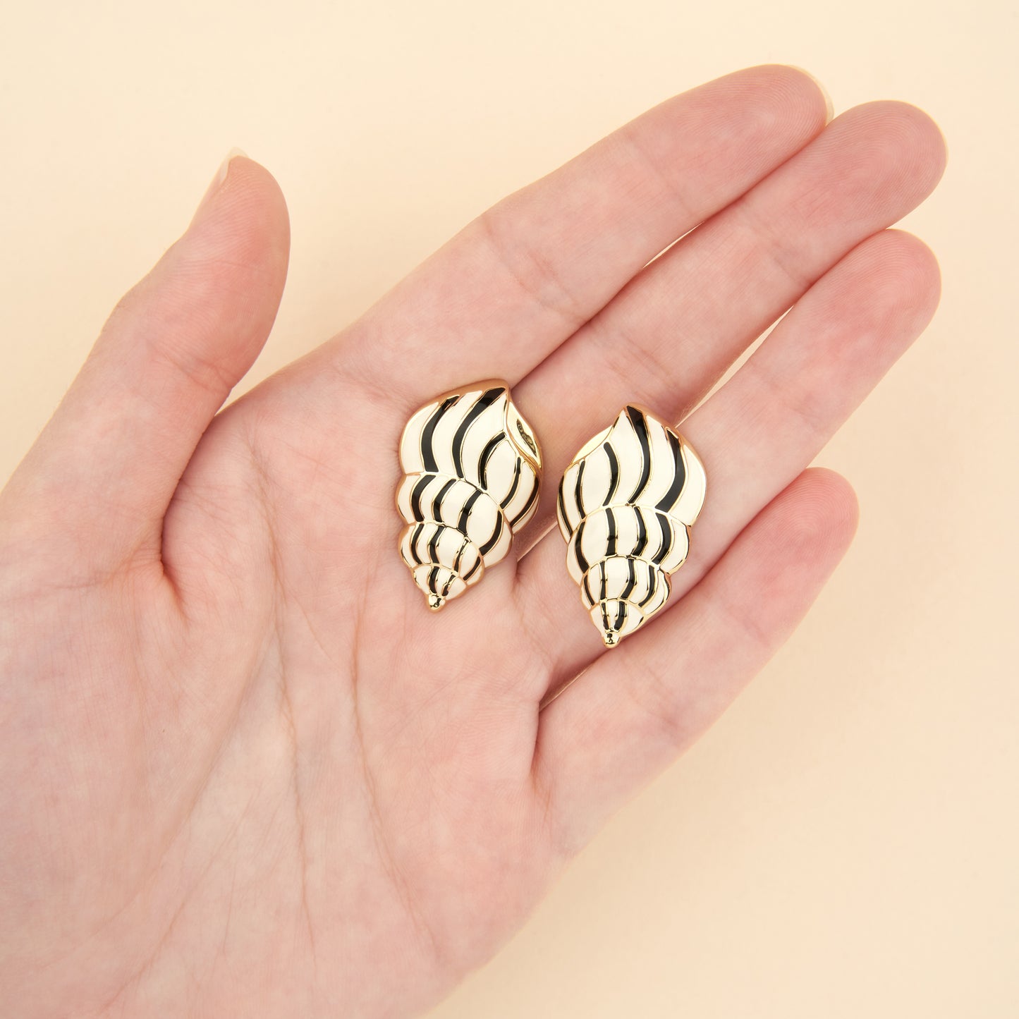 Seashell Metal Earrings