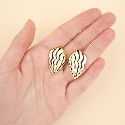 Seashell Metal Earrings