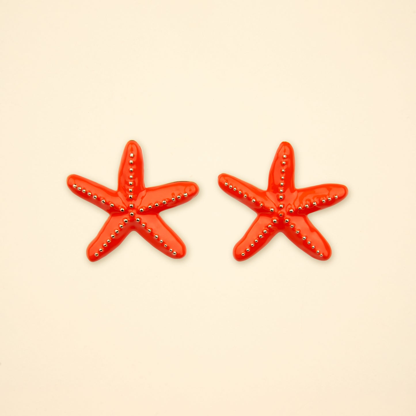 Starfish Metal Earrings