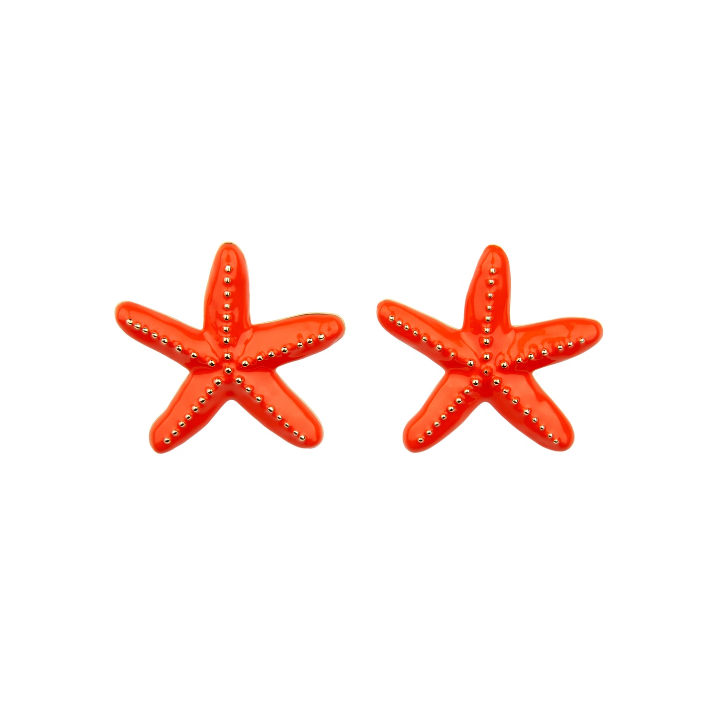 Starfish Metal Earrings