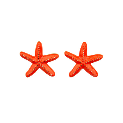 Starfish Metal Earrings