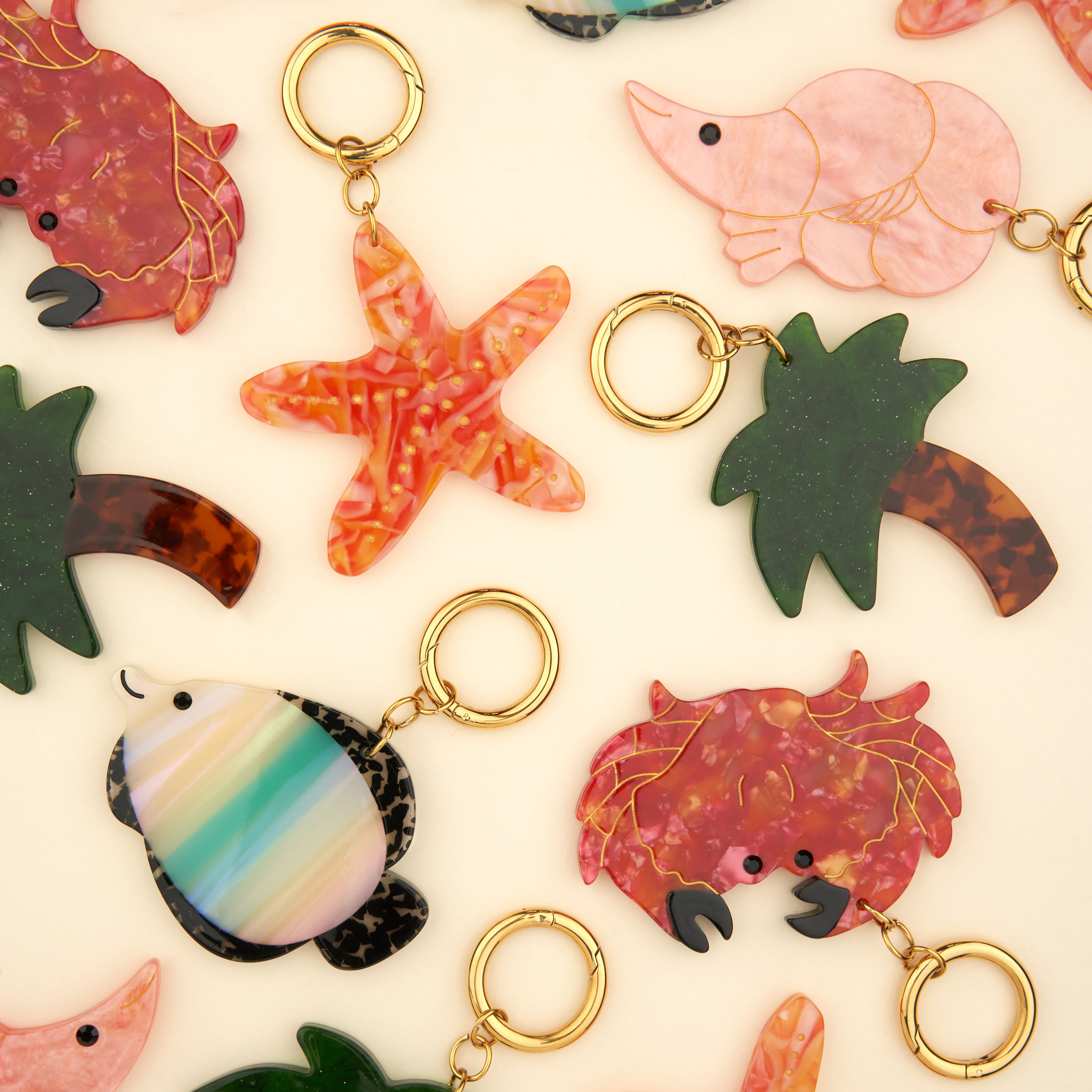 Palm Tree Bag Charm - Tropical Summer Accessory | Coucou Suzette