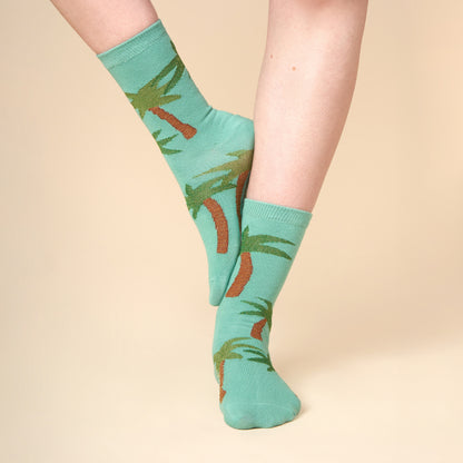 Palm Tree Socks