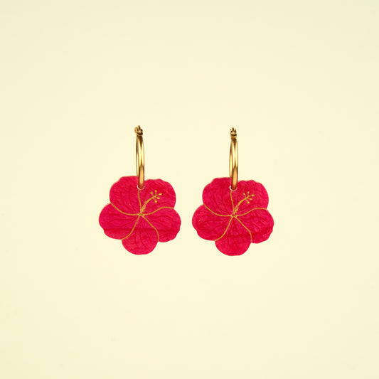 Hibiscus Earrings