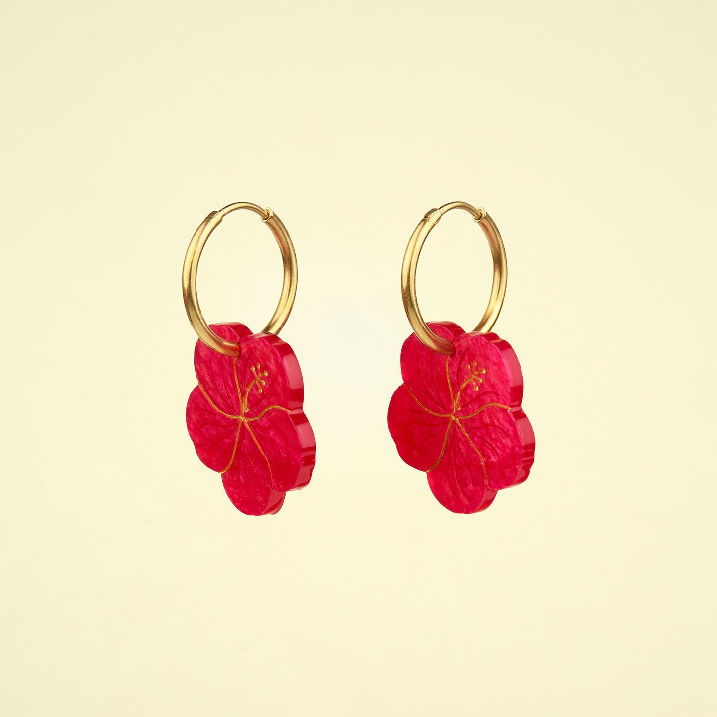 Hibiscus Earrings