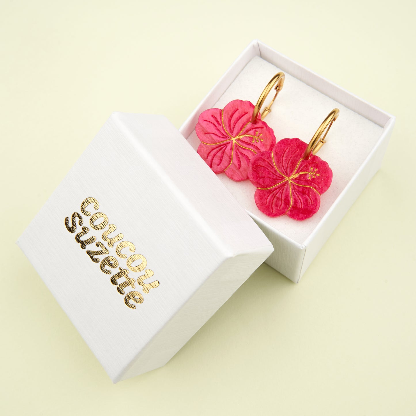 Hibiscus Earrings