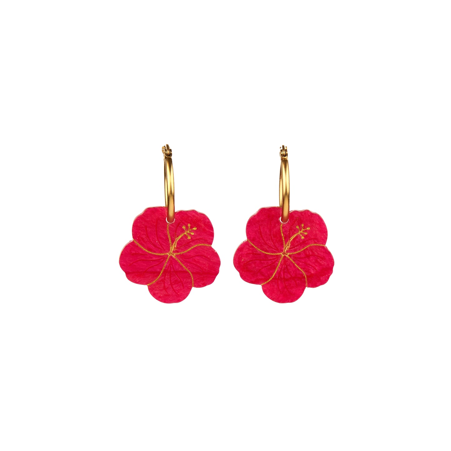 Hibiscus Earrings