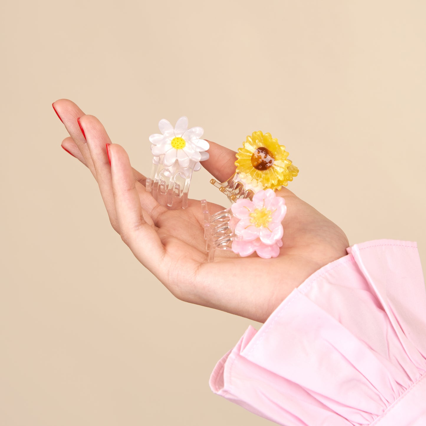 Mini pince à cheveux Pâquerette