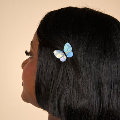 Lavender Butterfly Hair Clip