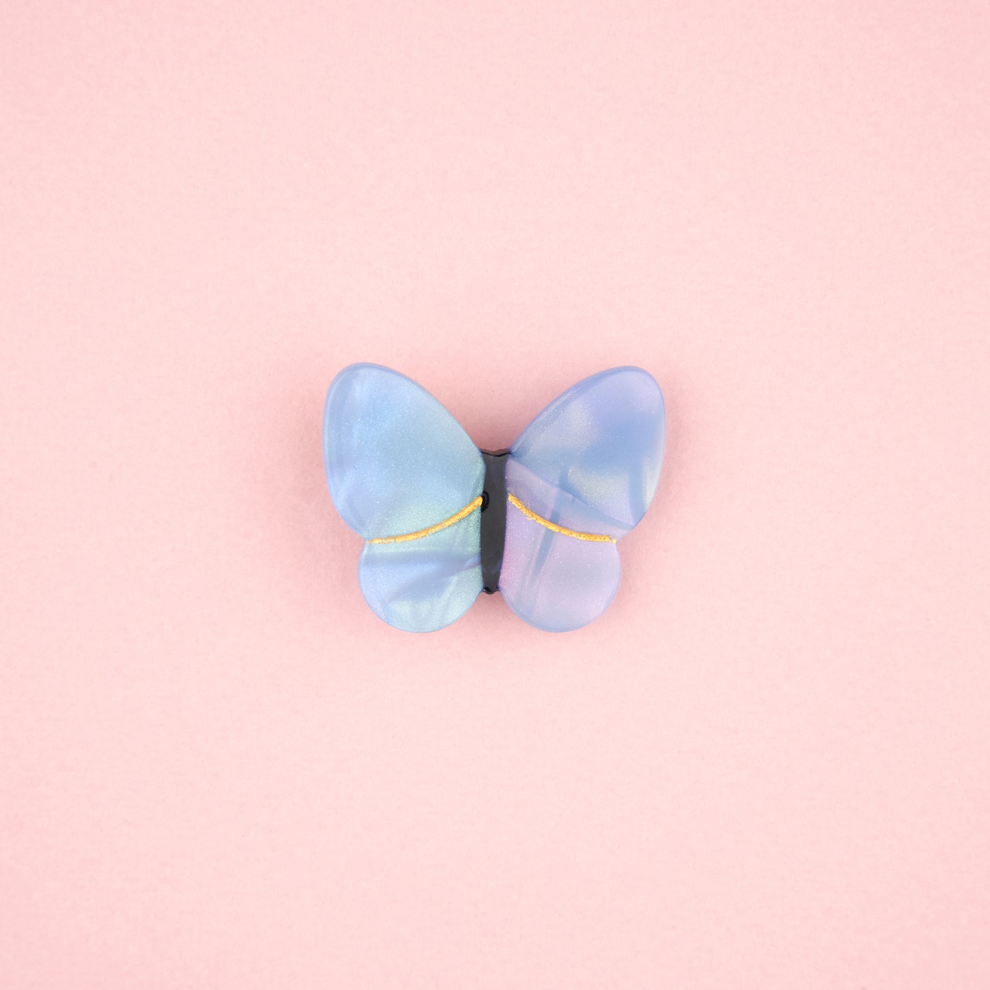 Lavender Butterfly Hair Clip