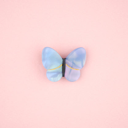 Lavender Butterfly Hair Clip