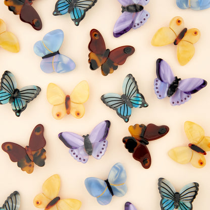 Lavender Butterfly Hair Clip
