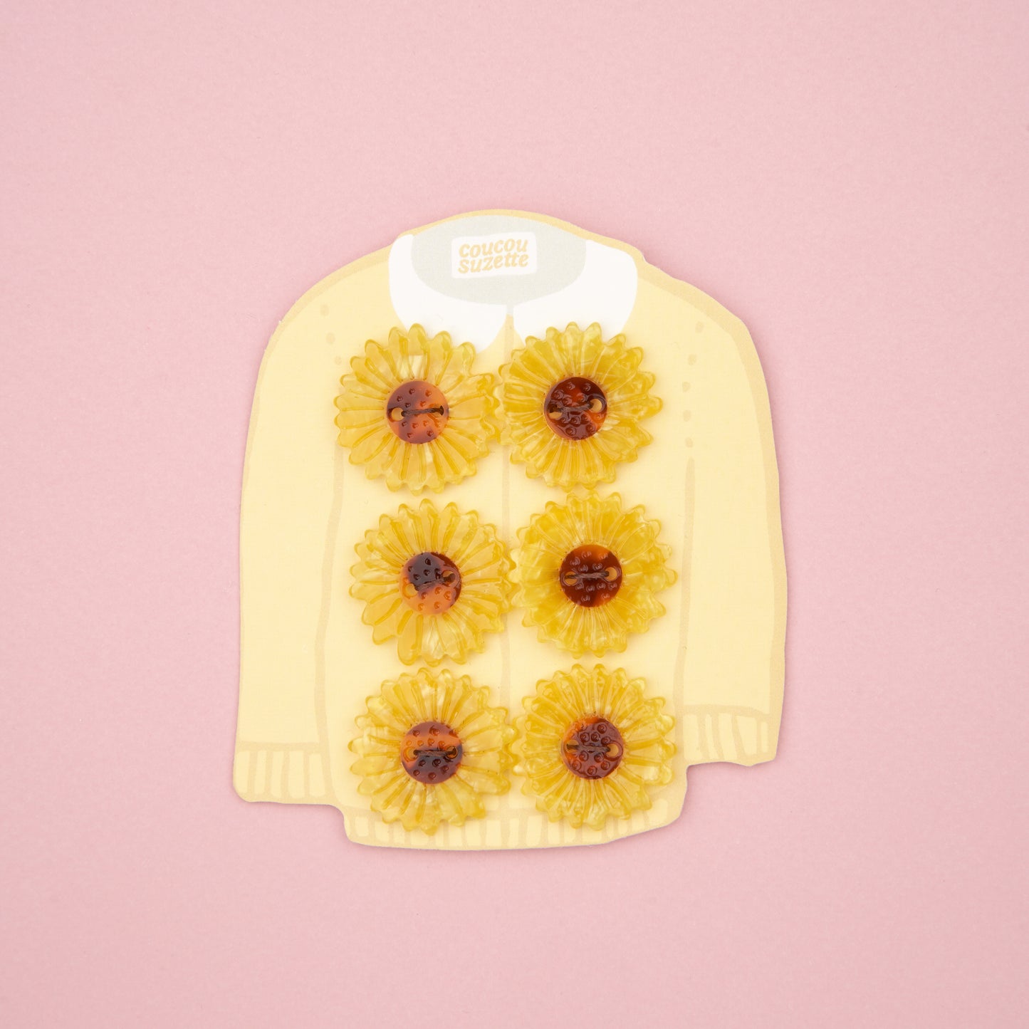 Sunflower Buttons Kit