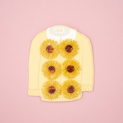 Sunflower Buttons Kit