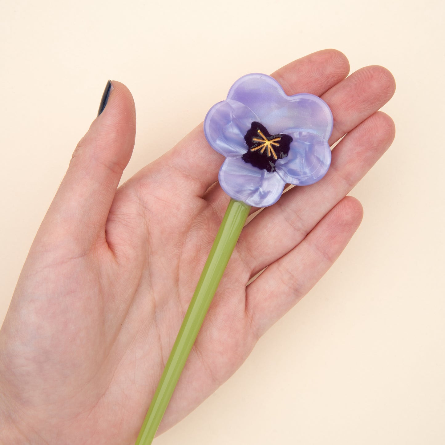 Pansy Hair Stick