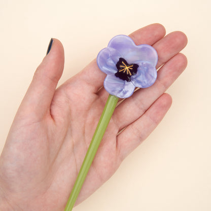 Pansy Hair Stick