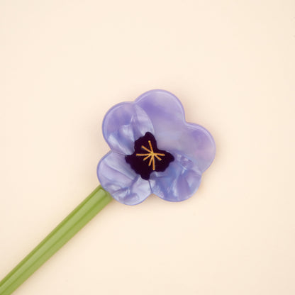 Pansy Hair Stick