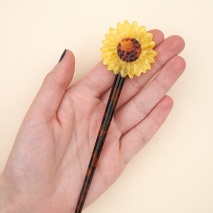 Sunflower Hair Stick