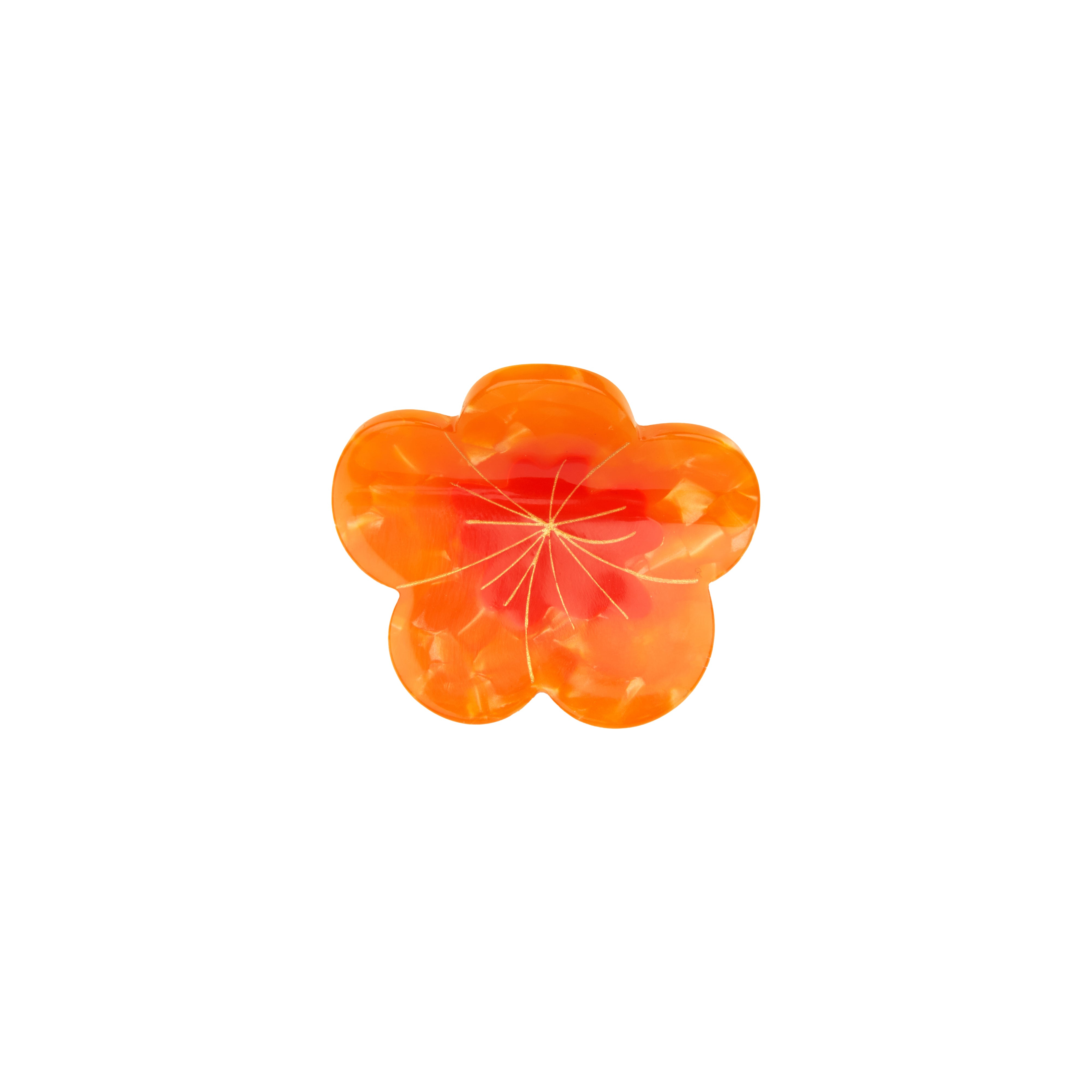 TAITU タイトゥ エミリオ・ベルガミン 陶花 オーナメント チューリップ Mini Nasturtium Hair Claw - floral hair accessory | Coucou Suzette