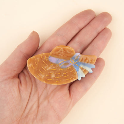 Straw Hat Hair Claw