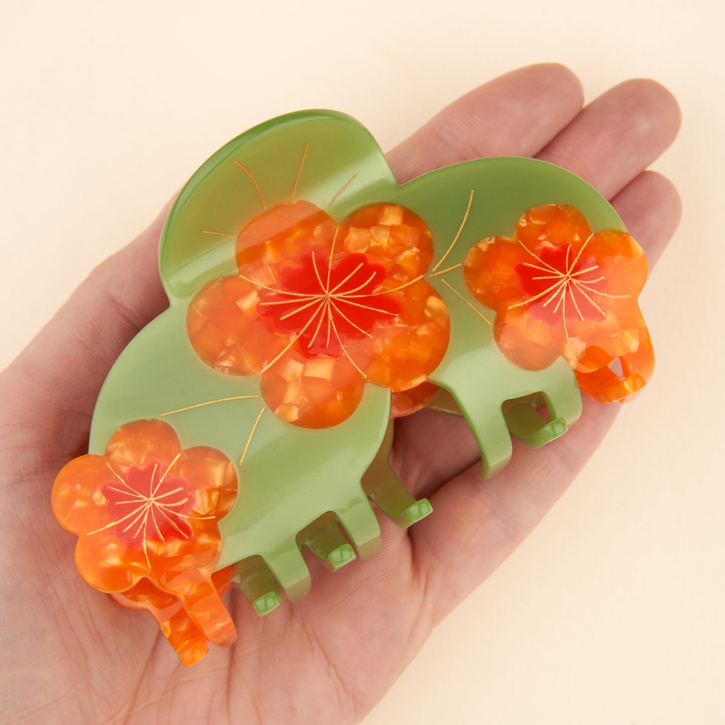 Nasturtium Hair Claw