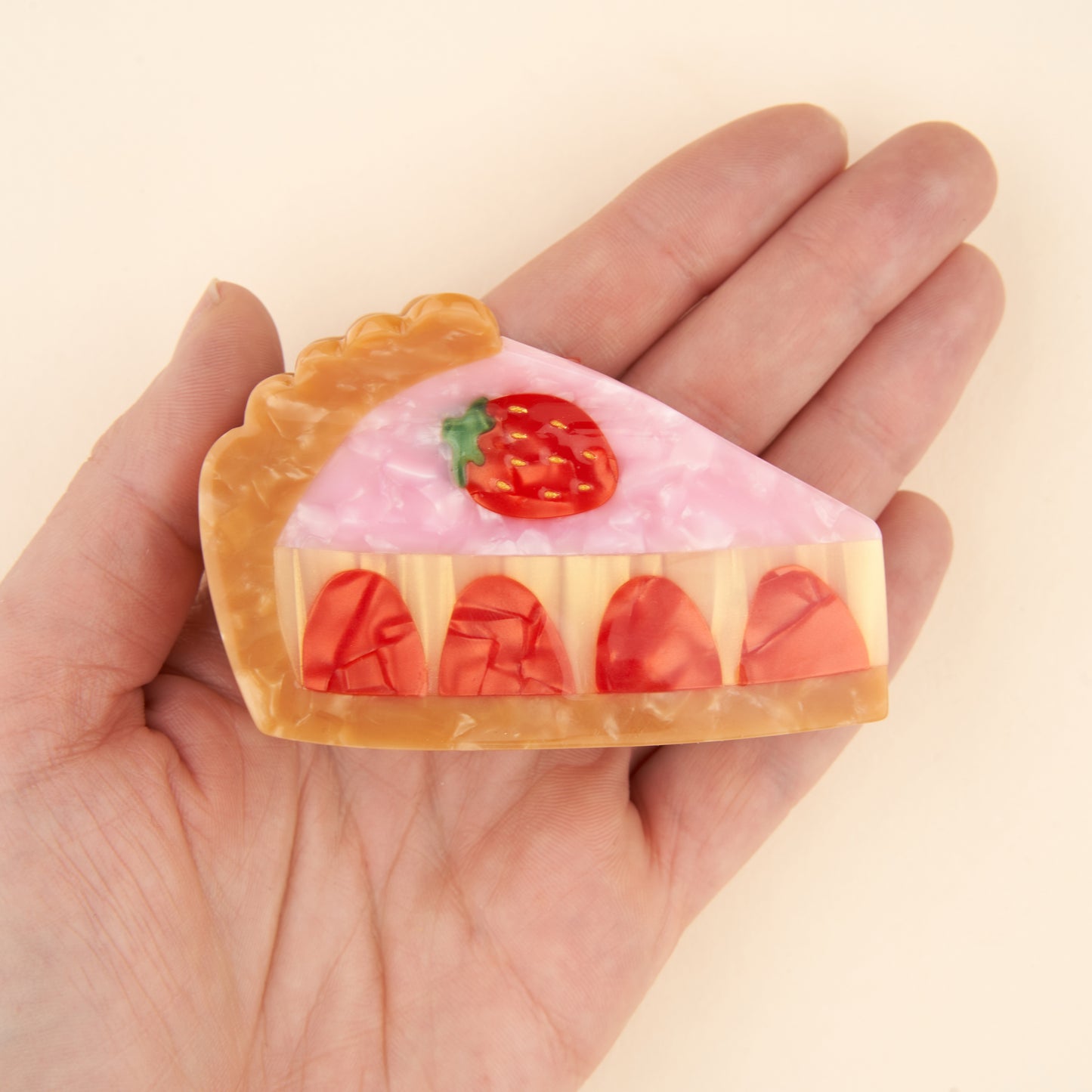 Strawberry Pie Hair Claw