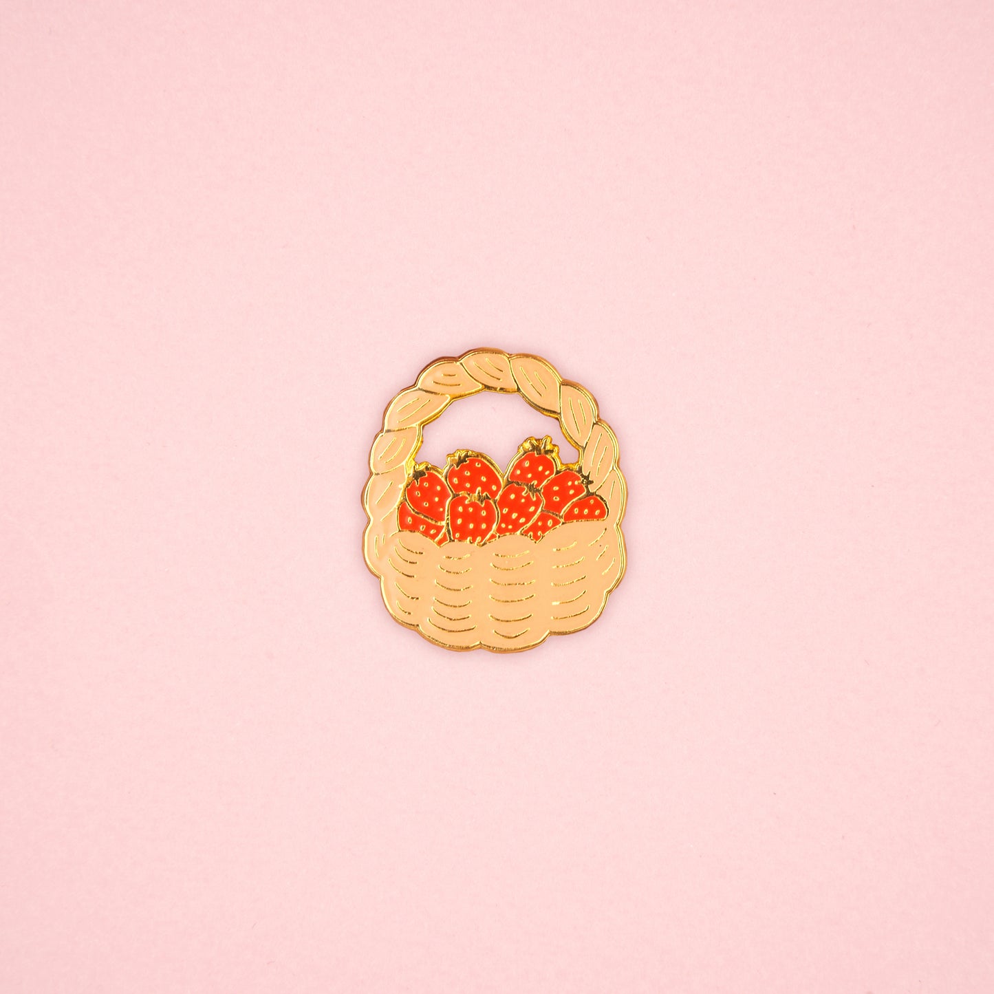 Pin's Panier de fraises