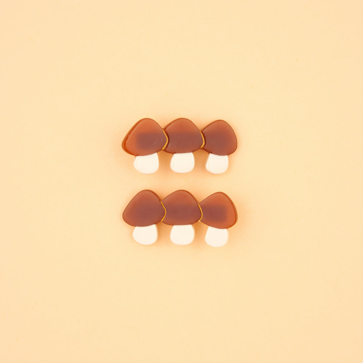 Duo Barrettes Bolets