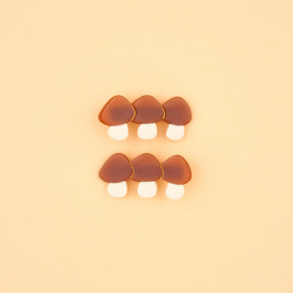 Duo Barrettes Bolets