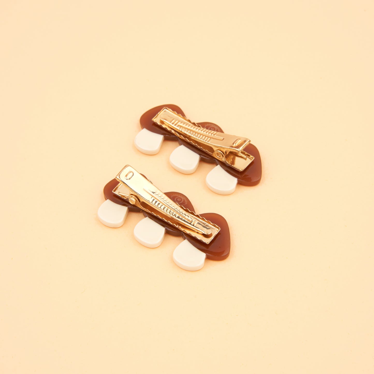 Duo Barrettes Bolets