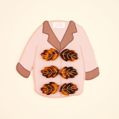Leaf Sewing Buttons Kit