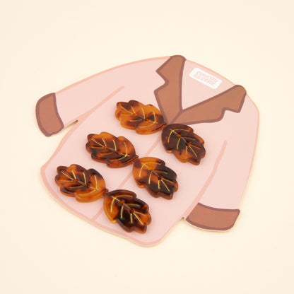 Leaf Sewing Buttons Kit