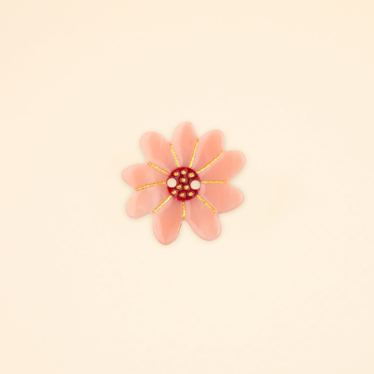 Kit Boutons Fleur rose