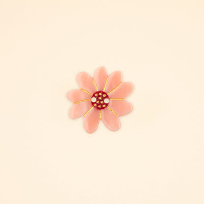 Kit Boutons Fleur rose