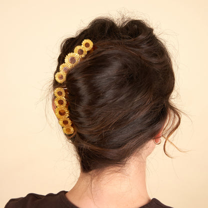 Sunflowers Hair Combs Set