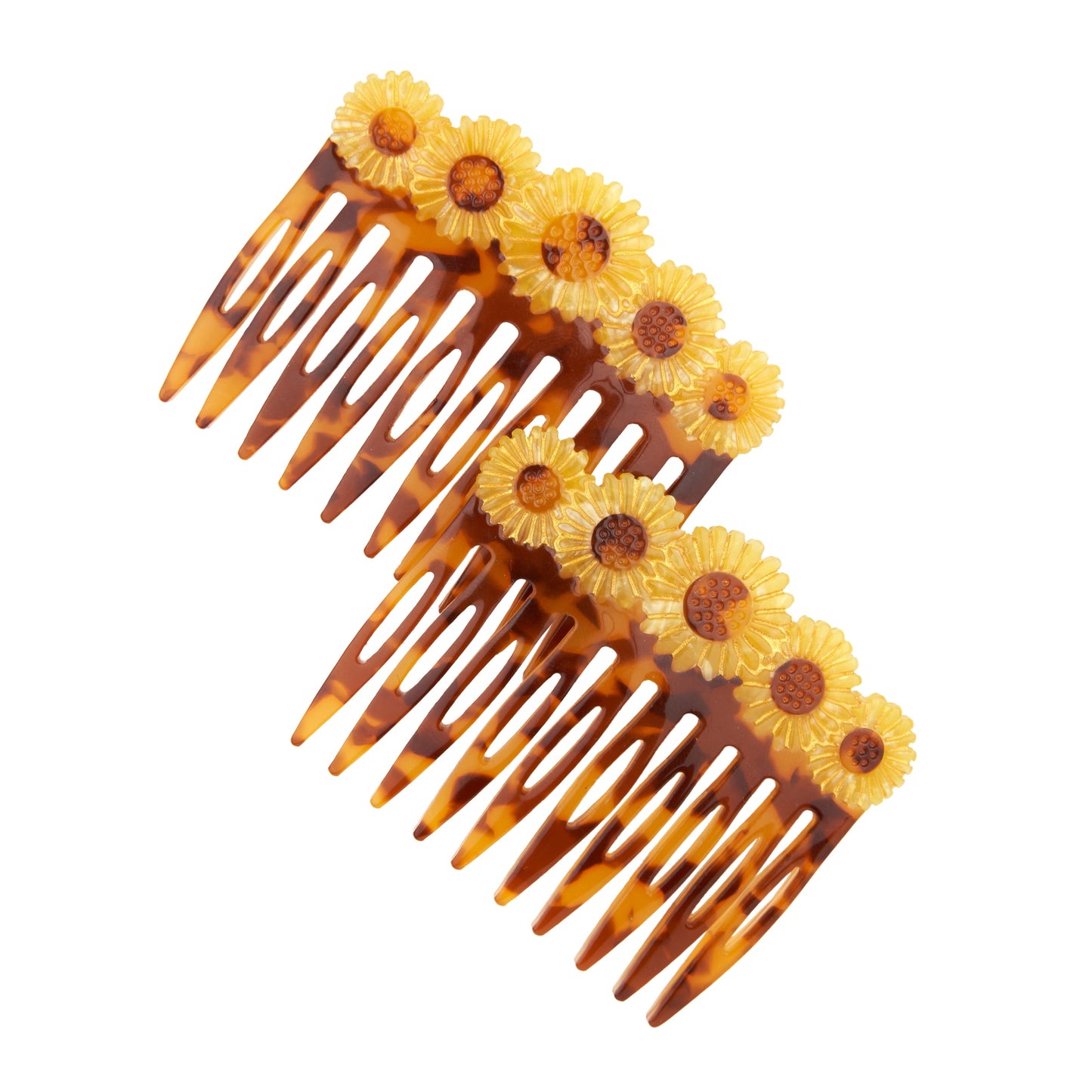 Sunflowers Hair Combs Set