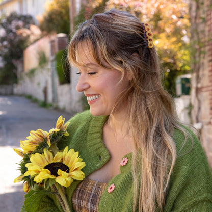 Sunflowers Hair Combs Set