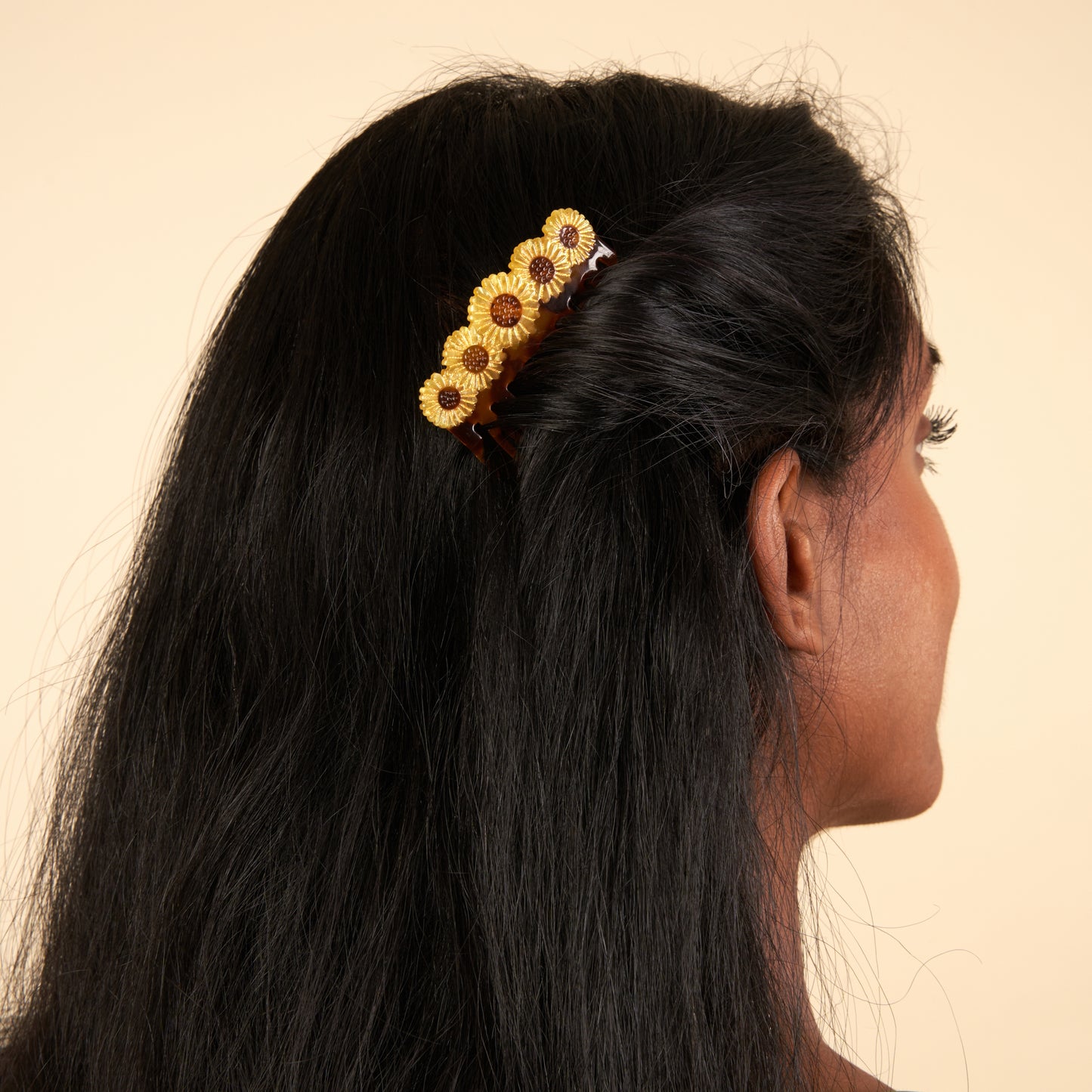 Sunflowers Hair Combs Set