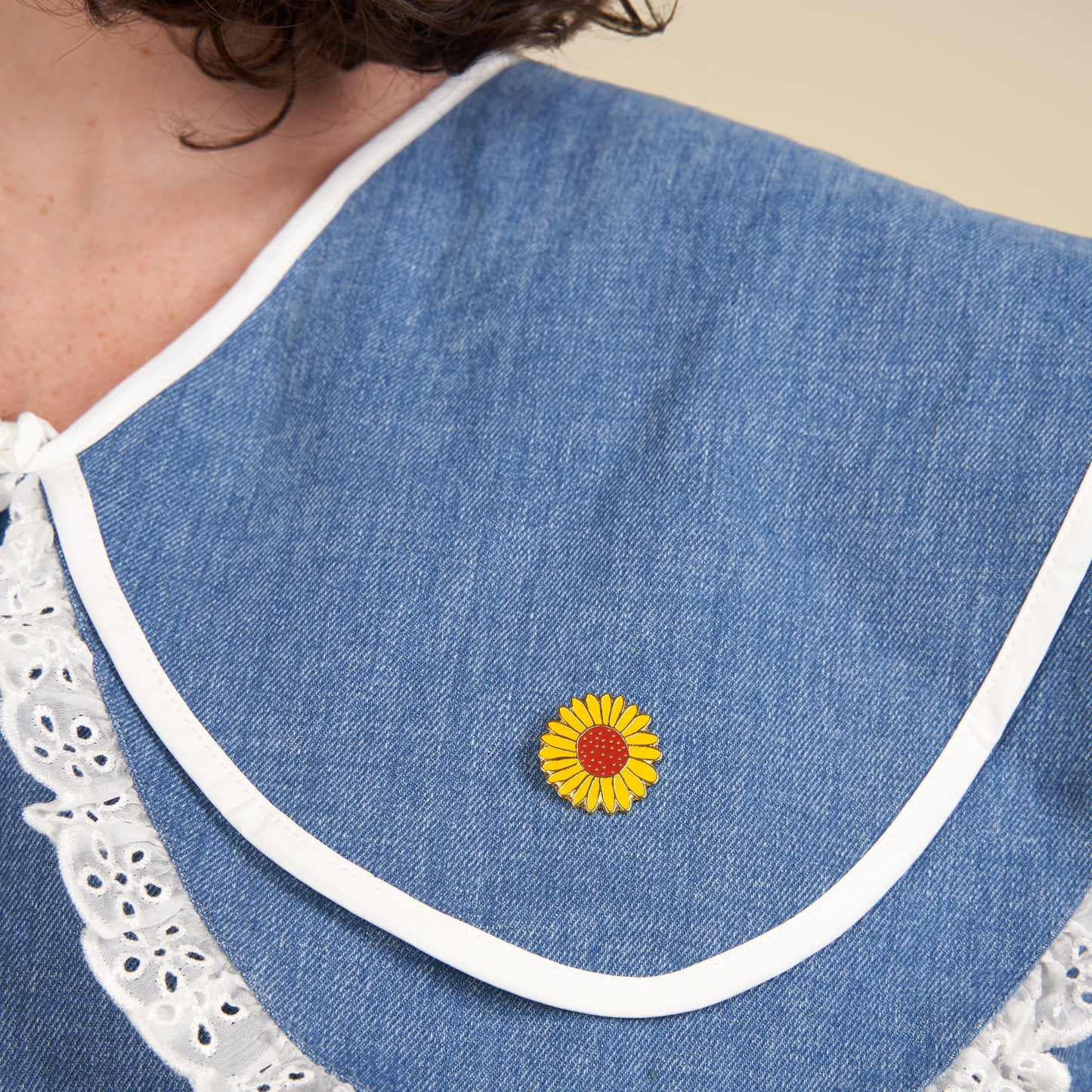 Sunflower Pin