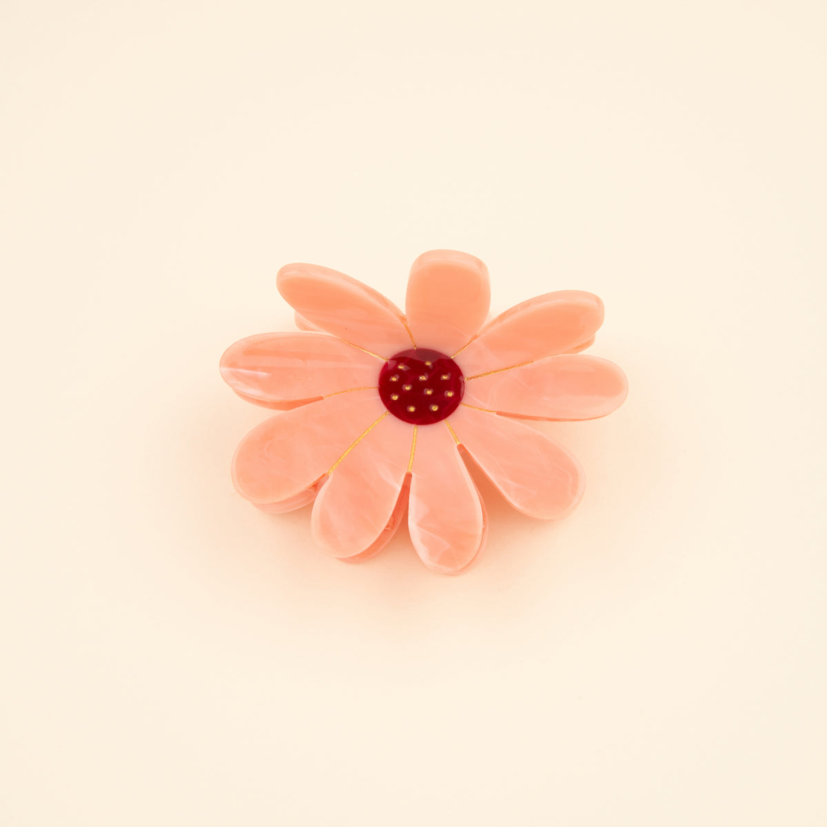 Pince à cheveux Fleur Rose