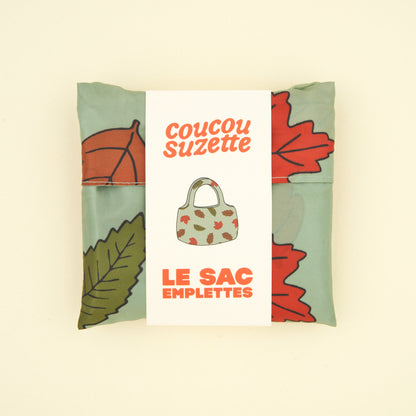 Sac emplettes Feuilles