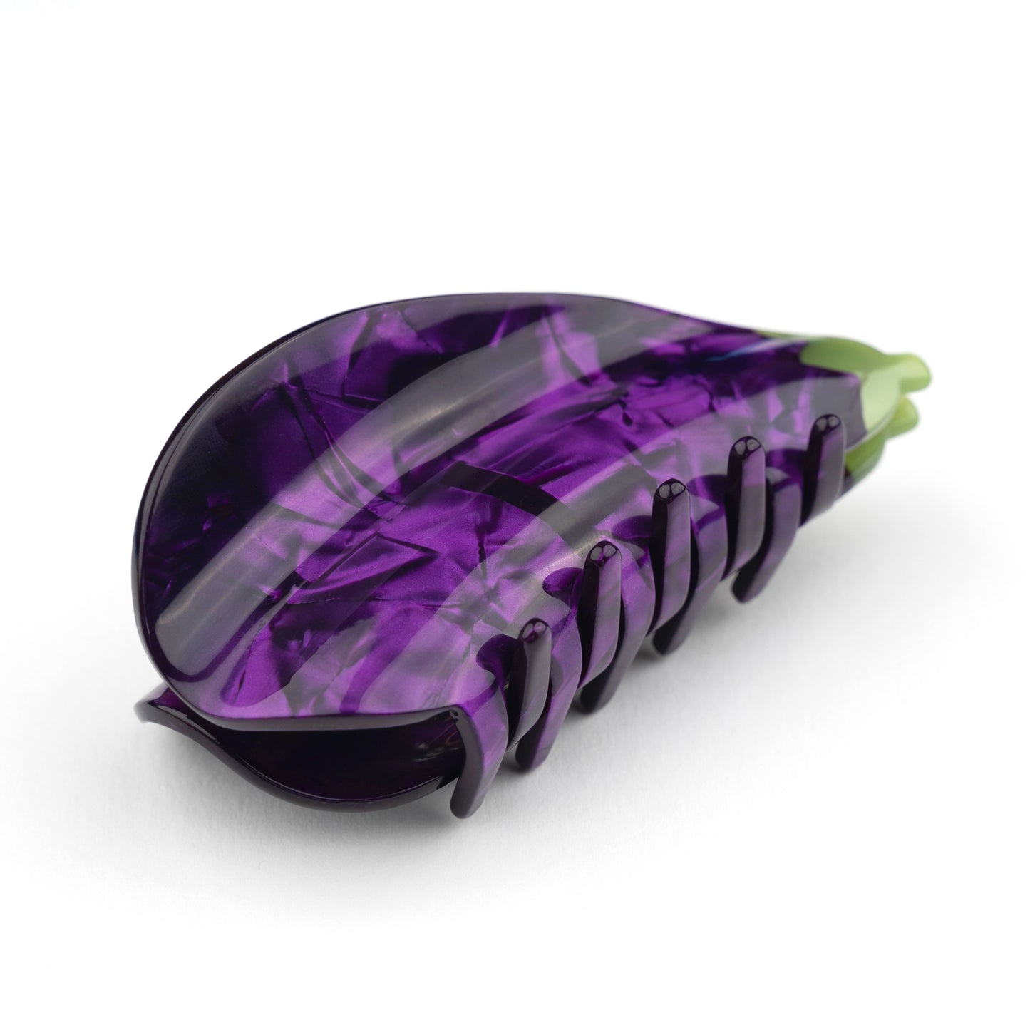 Eggplant Hair Claw