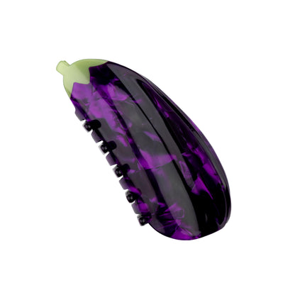 Eggplant Hair Claw