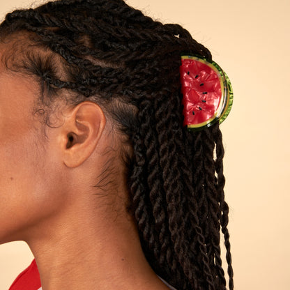 Pince à cheveux Pastèque