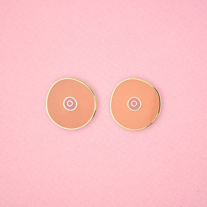 Pin's Seins - Blanc
