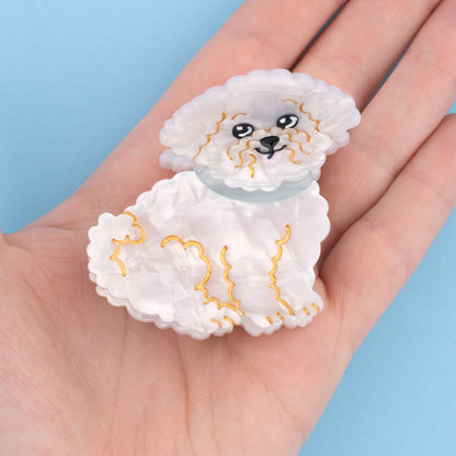 Pince à cheveux Bichon