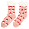 Slippers and fuzzy socks