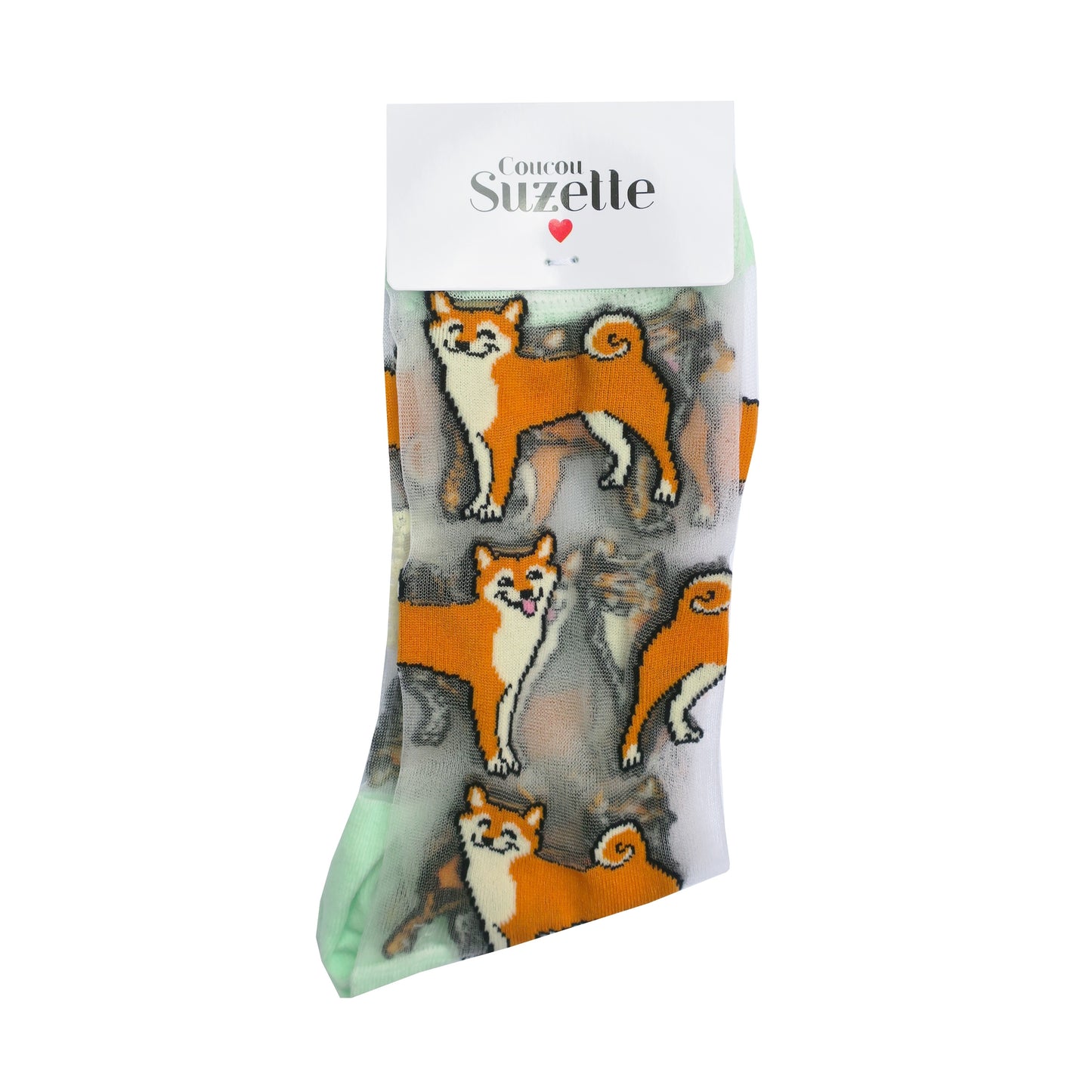 Chaussettes transparentes Shiba - Coucou Suzette