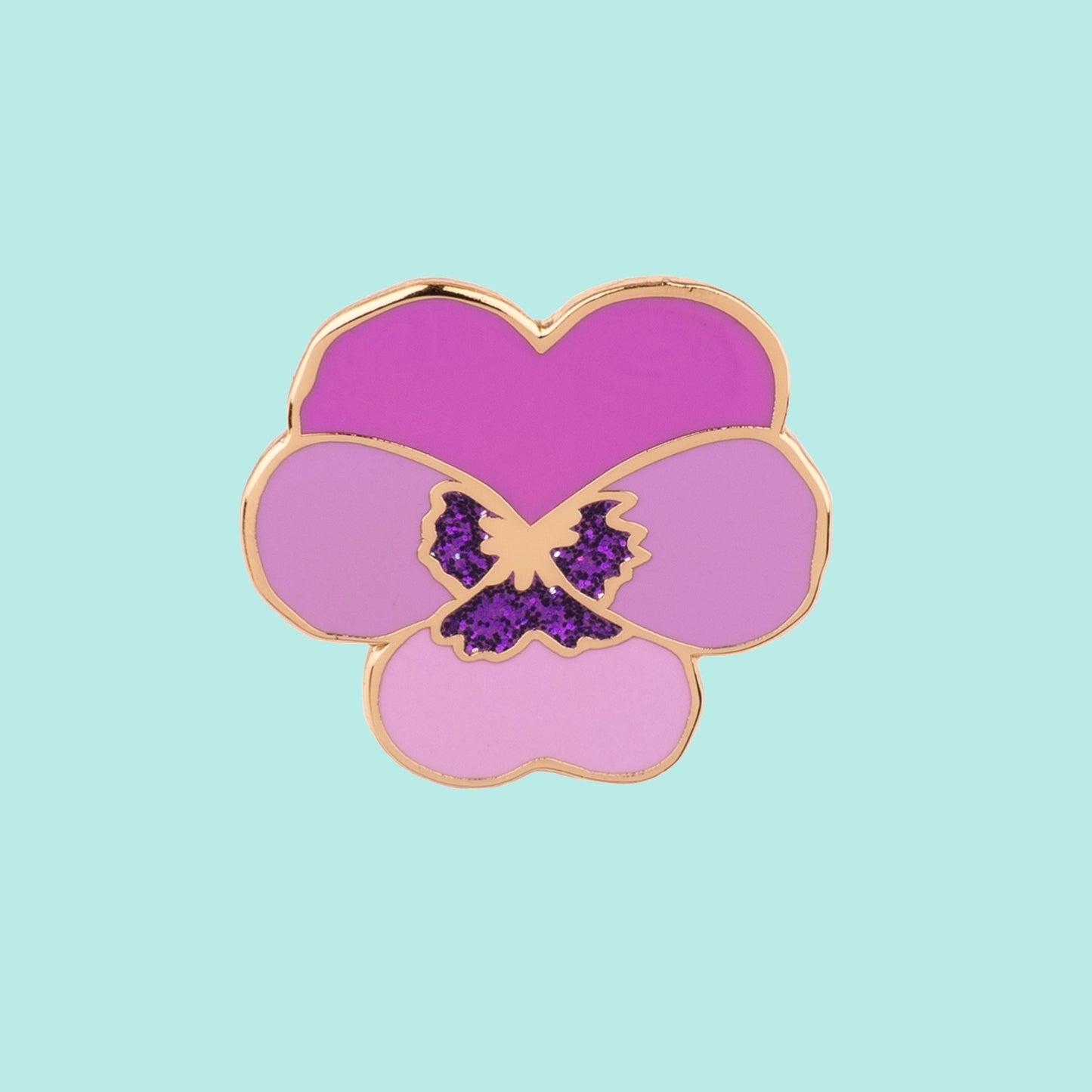 Purple Pansy Pin